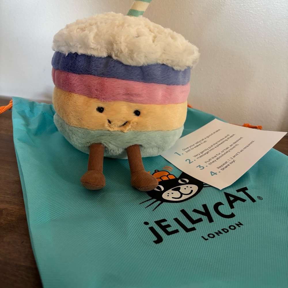 Authentication Jellycat Amuseables Rainbow Birthday Cake